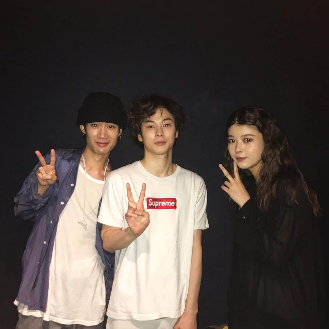 花沢将人のインスタグラム：「「恐るべき子供たち」。玲弥も馬場ちゃんももうほんと皆様芝居が最高でした。最後までがんばってね✌🏽」