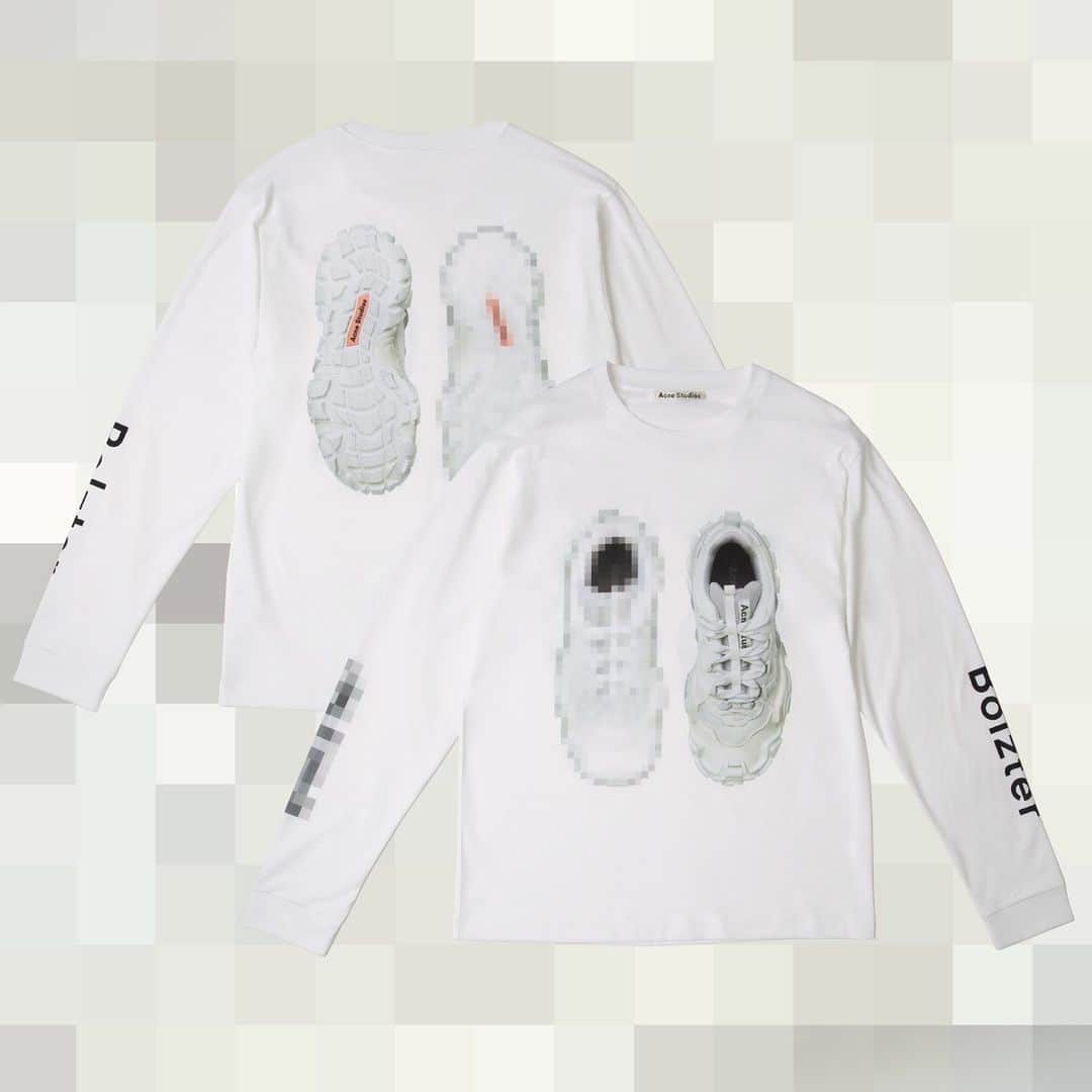 Acne Studiosさんのインスタグラム写真 - (Acne StudiosInstagram)「#AcneStudios special edition t-shirts featuring prints of the newly launched Bolzter and Bolzter Bryz sneakers.  Now available in stores and online at acnestudios.com.」5月23日 20時22分 - acnestudios