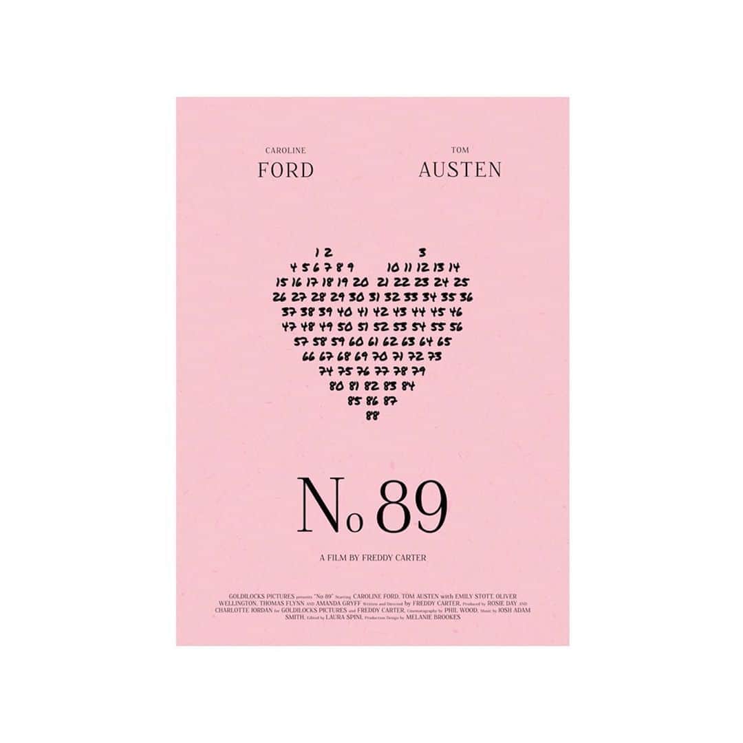 トム・オースティンのインスタグラム：「No. 89  @no.89film」