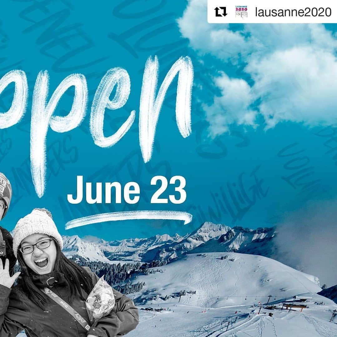 オリンピックさんのインスタグラム写真 - (オリンピックInstagram)「👉 #repost @lausanne2020 *SAVE THE DATE* Do you want to live an extraordinary winter Olympic experience from the inside ? Then become a Lausanne 2020 volunteer! Registration platform opens on June 23rd! See the link in our bio . . @youtholympics @olympicchannel @swissolympicteam @olympics @fiscrosscountry @fissnowboard @fisfreestyle @fiscrosscountry @fisnordiccombined @worldcurling @fil_luge @ismf_world_cup @ibsfsliding @iihfhockey @isufigureskating @isuspeedskating @ibu_biathlonworld @tokyo2020 @paris2024 @beijing2022 @PanamSports @eoc_social @diablerets2020 @LeysinPark @leysin.tourisme @villarstourisme @lestuffes2020 @valleedejoux @palladiumdechampery @stmoritz @olympiabobrun #volunteer #volunteering #sports」5月23日 21時35分 - olympics