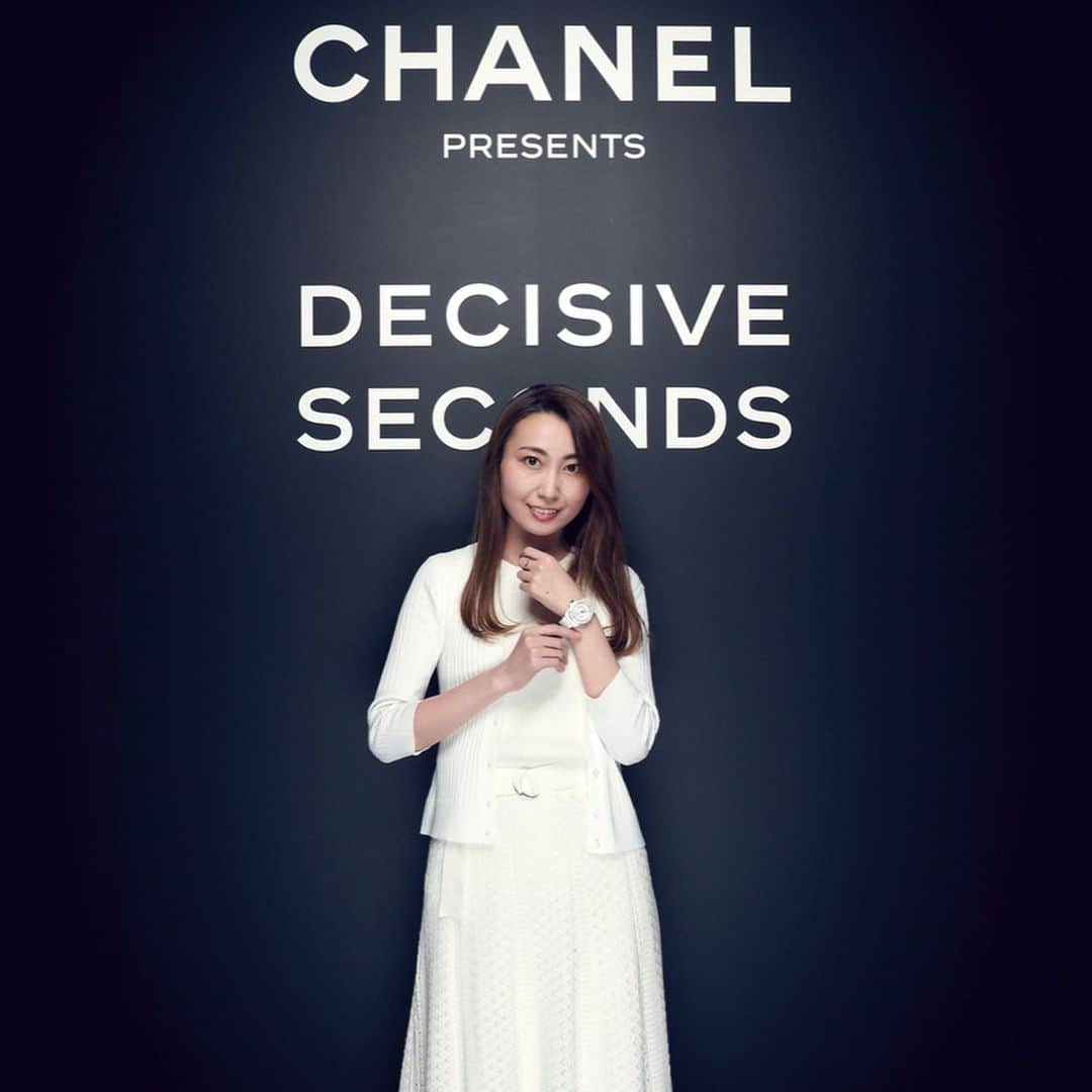 尾崎ありささんのインスタグラム写真 - (尾崎ありさInstagram)「@chanelofficial のアイコンウォッチ J12 新作発表会 “DECISIVE SECONDS” に行ってきました⌚️﻿ ホワイト可愛いなぁ💓﻿ ﻿ ﻿ #TheNewJ12﻿ #ItsAllAboutSeconds﻿ #CHANELWatches﻿」5月23日 23時09分 - also1219