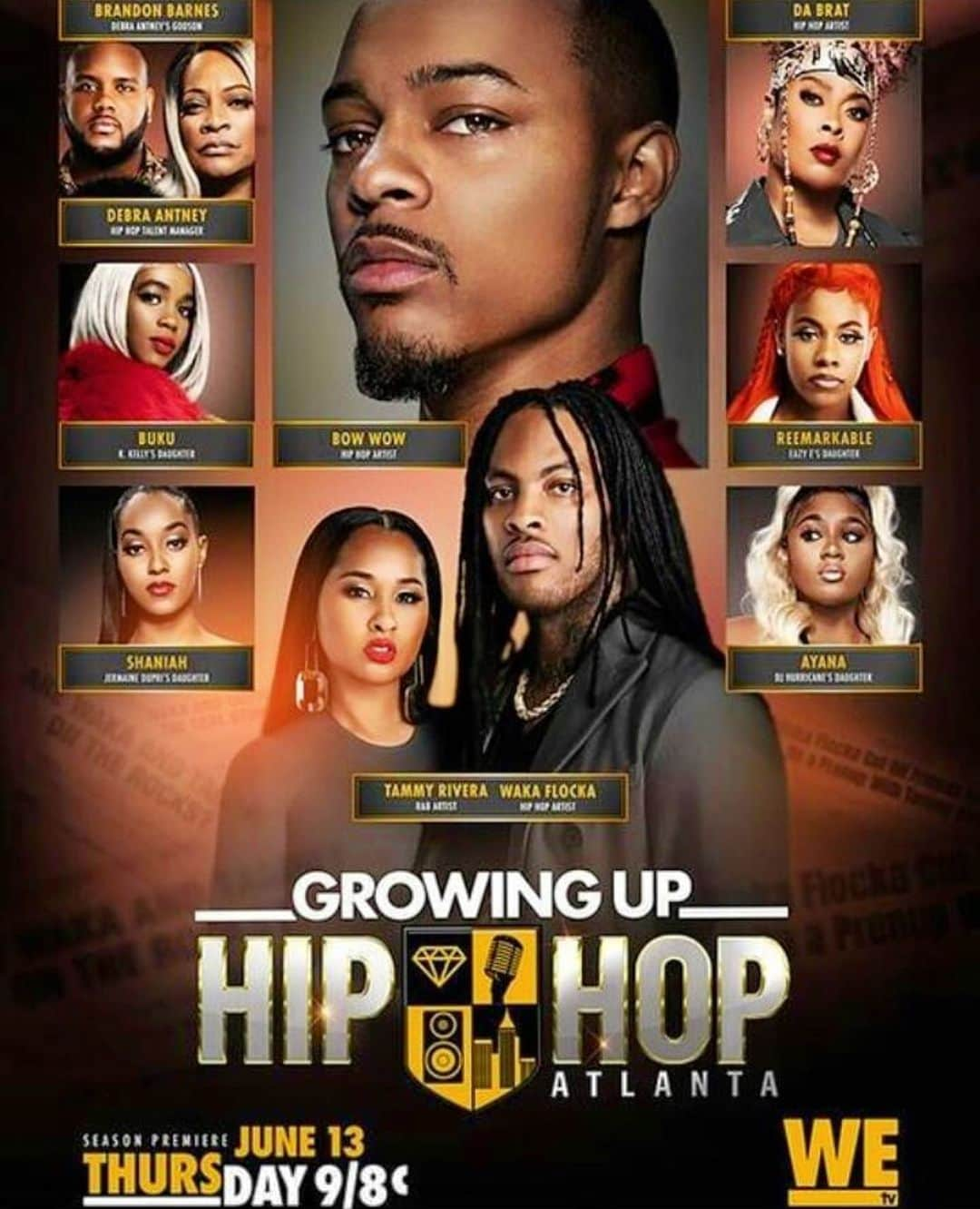 バウ・ワウさんのインスタグラム写真 - (バウ・ワウInstagram)「June 13th @wetv #season3 #GUHHATL 9/8c」5月23日 23時19分 - shadmoss