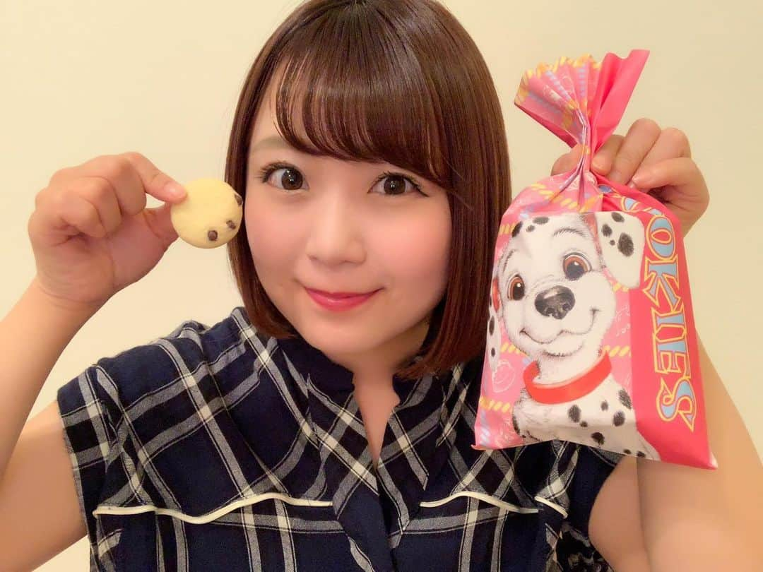 嶋梨夏さんのインスタグラム写真 - (嶋梨夏Instagram)「今日は「チョコチップクッキーの日」でもあるんやって〜🍪💓この101匹わんちゃんのクッキー、ディズニーランド行くって言うと必ずお土産に買ってきて！って言われる大人気お土産💓私も大好きです🐶💕💕💕 #5月23日 #チョコチップクッキーの日 #チョコチップクッキー #chocolatechipcookie #cookie #Disney  #Disneyland #ディズニー #TDL #101匹わんちゃん #お土産 #ディズニーお土産 #sweets #スイーツ女子 #アラサー女子 #milkfed #photooftheday #JAPAN #japanesesweets #japanesegirl #avex #avexmanagement #instagood #followme #極度の甘党 #ricashima #嶋梨夏」5月23日 23時42分 - shimarica_jp