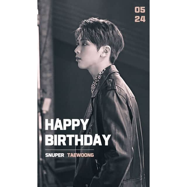 KISS Entertainmentさんのインスタグラム写真 - (KISS EntertainmentInstagram)「[#SNUPER]2019.5.24 HAPPY BIRTHDAY TO #TAEWOONG  #태웅 #스누퍼 #SWING #스윙 #テウン お誕生日おめでとう💝 #HAPPYBIRTHDAY #KISSENT」5月24日 0時00分 - kissent_official