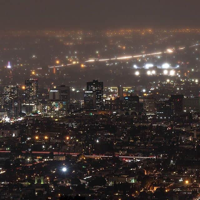 National Geographic Travelさんのインスタグラム写真 - (National Geographic TravelInstagram)「Photo by @BabakTafreshi | Light pollution is a serious matter that affects many of us, but very few are aware of it. Swipe left to see this panoramic view of Los Angeles at night–a city with more than 200,000 streetlights where 4,500 miles of streets are illuminated. We need artificial light for our modern urban life, but a large amount of light is wasted towards the sky and horizon. There is a new generation who have never seen a natural night sky because of the artificial skyglow. Light pollution is not only an astronomer’s problem. It disrupts ecosystems and has health effects on humans, especially when we are exposed to the new, popular blue-rich LEDs. I’m on a long-term project to document the impact of artificial lights and the value of natural nights. Explore The World at Night with me @babaktafreshi. #saveournightsky #lightpollution #losangeles #twanight」6月22日 3時33分 - natgeotravel