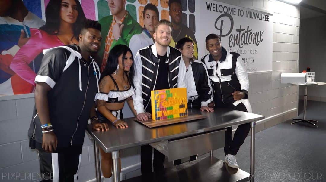 ペンタトニックスさんのインスタグラム写真 - (ペンタトニックスInstagram)「You know you've had a great week when Milwaukee welcomes you with your own #PTXTheWorldTour inspired block of cheese! 🧀😍 A NEW EPISODE of #PTXperience starts NOW! Watch with us at https://smarturl.it/PTXperienceEpisode7.」6月22日 4時00分 - ptxofficial