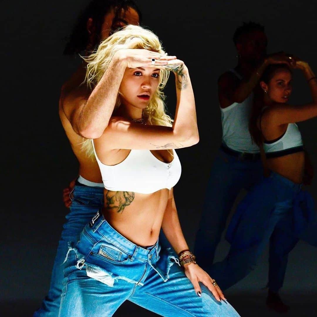ディーゼルのインスタグラム：「Fun fact: when @ritaora sings “you’ll always be my ritual”, she’s talking about denim.  Ok, maybe not, but she looks wild in it.」