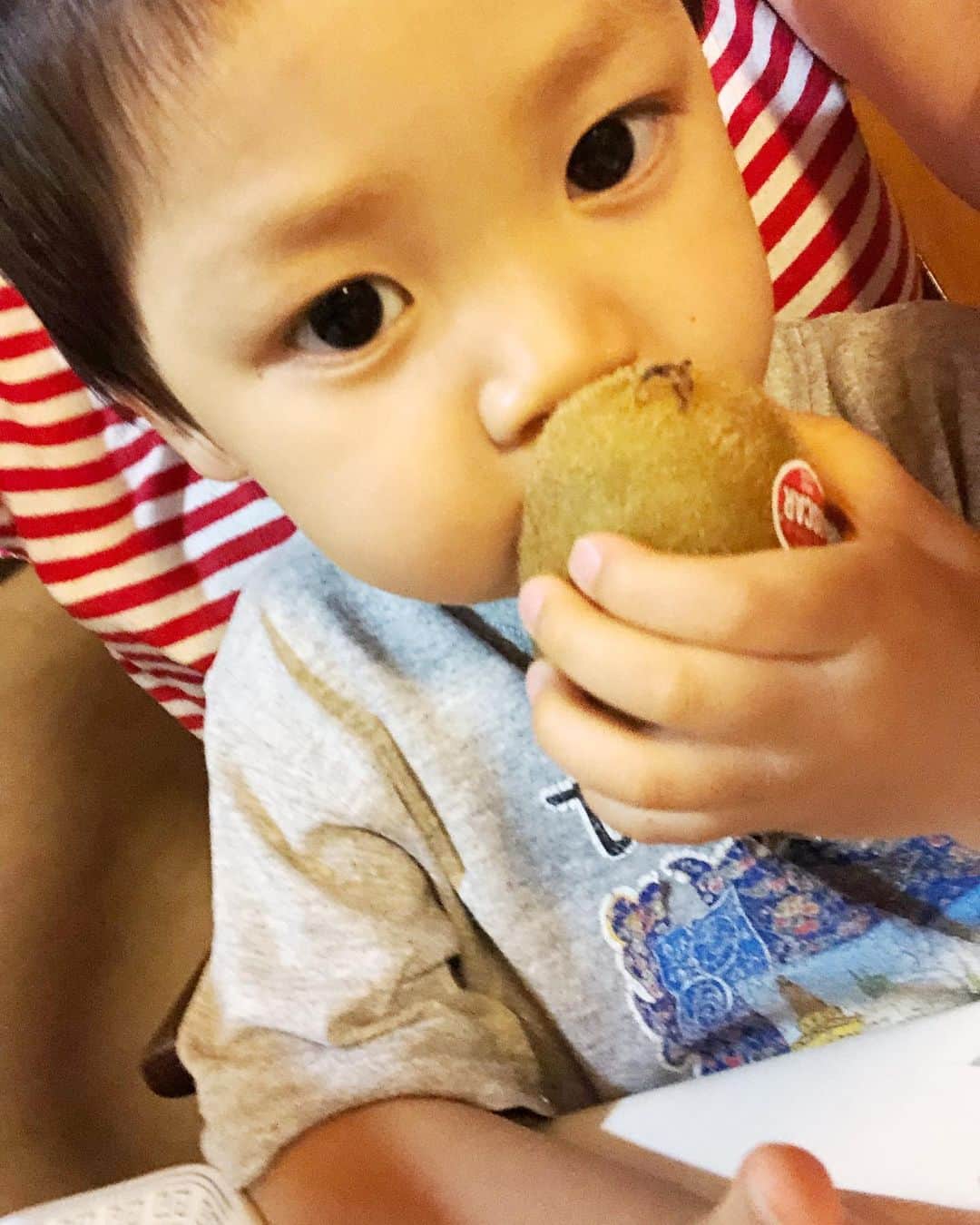 歩りえこさんのインスタグラム写真 - (歩りえこInstagram)「ご機嫌な弟くん  #2歳 #最近よく喋る」6月21日 20時51分 - riekoayumi