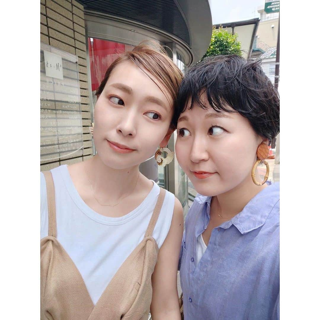 YU-U（工藤由布）さんのインスタグラム写真 - (YU-U（工藤由布）Instagram)「なーかよし👯‍♀️ はずバングは正面からだとこんな感じだよ✂︎ あーー楽しかった❤️ はずが来たということは→→→次の投稿へ続く☻」6月21日 21時15分 - nyan22u22nyan