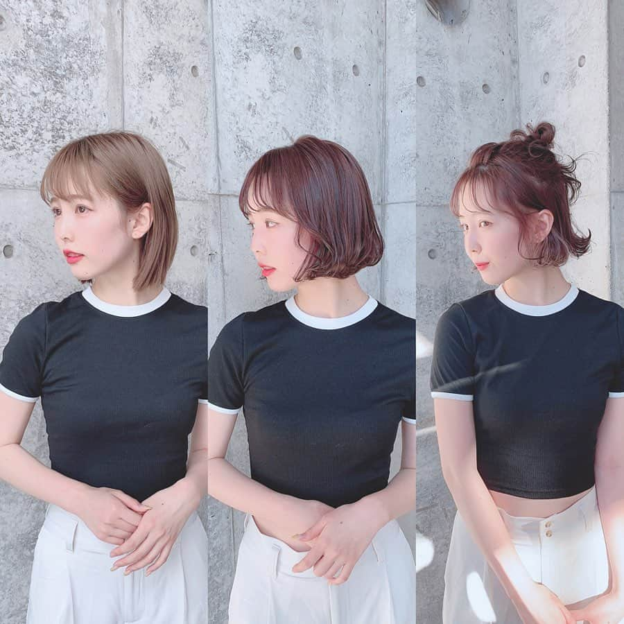 前田渉さんのインスタグラム写真 - (前田渉Instagram)「. . 劇的Before→After→Arrange . . Cut:2cmほど切ってラインを整え、前髪はシースルーバングに✂︎ Color:ラベンダーグレージュに💙インナーに明るめのラベンダーピンクをオン💜 Arrange:ハーフのわた団子🍡✨ . . . この作品はこちらに💁‍♂️ @cachetaro . . . #わたるマジック #わたるフィルター #cachecache #cachecacheomotesando #BeforeAfterArrange #cachecachebutter #美容師 #イメチェン #ハーフ団子 #ヘアアレンジ #表参道 #カット #簡単アレンジ #似合わせカット #お団子 #シースルーバング #セルフアレンジ #オルチャンバング #ボブ #わたアレンジ #インナーカラー #わたボブ #オルチャン #カシュカシュバター #ラベンダーアッシュ #美容室 #美容院 #わた団子 #小顔カット #ラベンダーグレージュ」6月21日 21時16分 - wataru_magic