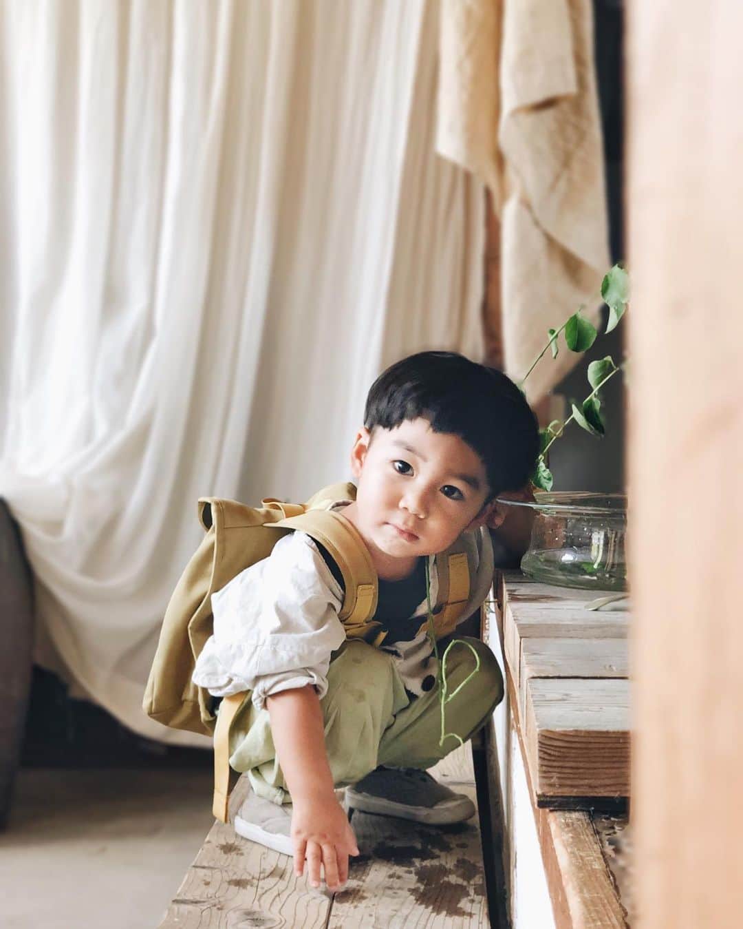 Rihoのインスタグラム：「小さなかわいらしい君の目に  とても力強さを感じた」