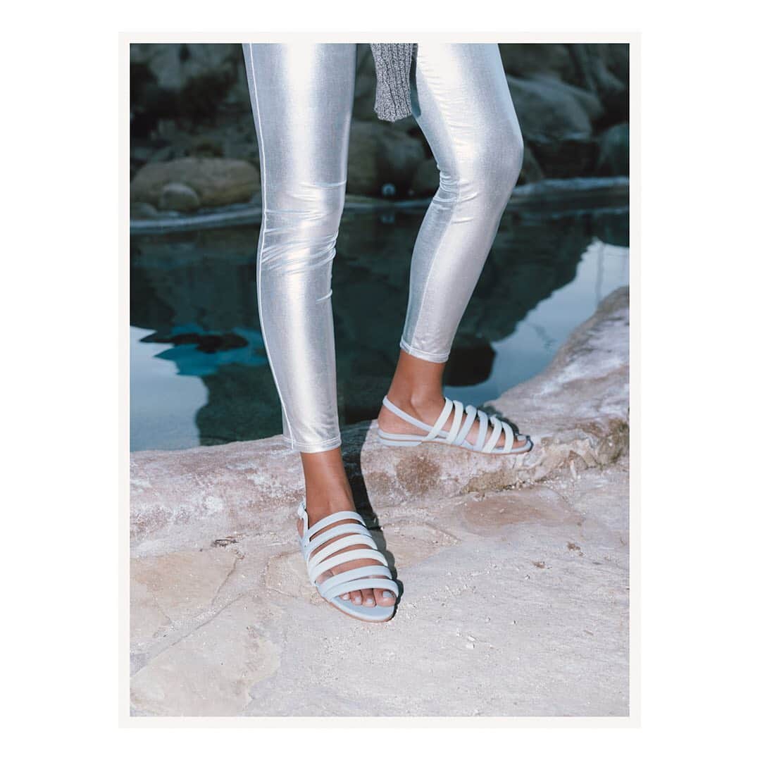 のインスタグラム：「Party with pastel this summer. TWINS and more women’s sandals in the bio link. #ss2019 #campershoes」