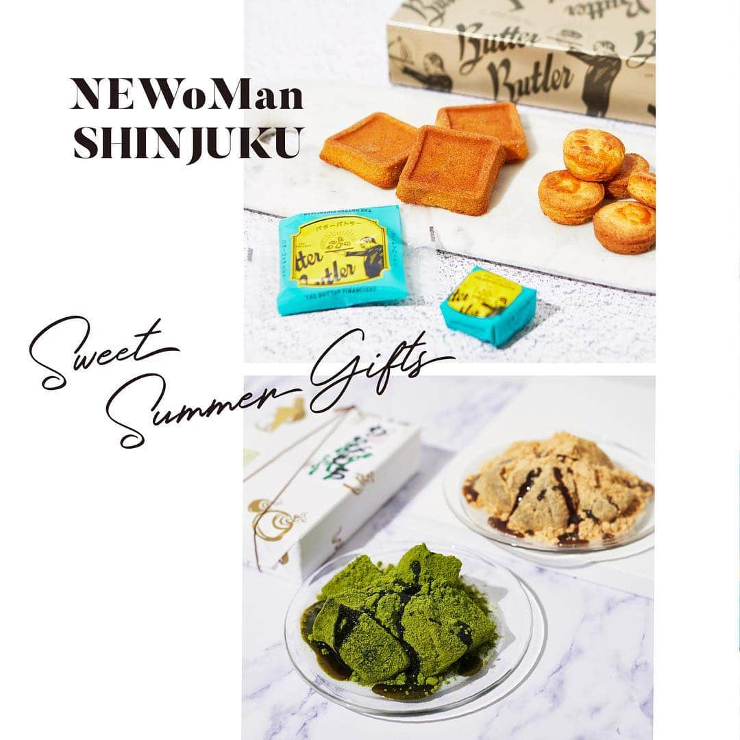 NEWoMan_officialさんのインスタグラム写真 - (NEWoMan_officialInstagram)「［SWEET SUMMER GIFTS］ . [2枚目] 人気のフィナンシェとガレットの2種類が入ったバトラーセレクションが復活！お中元や夏のギフトに向けてオススメです。 Butter Butler　2F エキナカ #バトラーセレクション　¥3,000 ＋tax . [3枚目] 香川産の和三盆糖を使用したきな粉と、京都産宇治抹茶を使った抹茶のわらび餅。夏らしい逸品をこの夏の手土産に。 仁々木　2F エキナカ #わらび餅 詰合せ　¥1,000 ＋tax . #NEWoMan #バターバトラー #仁々木 #ニニギ#お菓子 #わらび餅 #きなこ #抹茶 #japanesesweets #おやつ #手土産 #sweets #3時のおやつ #サマーギフト #summergift #summersweets #gift #tokyo #shinjuku #ニュウマン #新宿 #instafood」6月21日 22時43分 - newoman_shinjuku