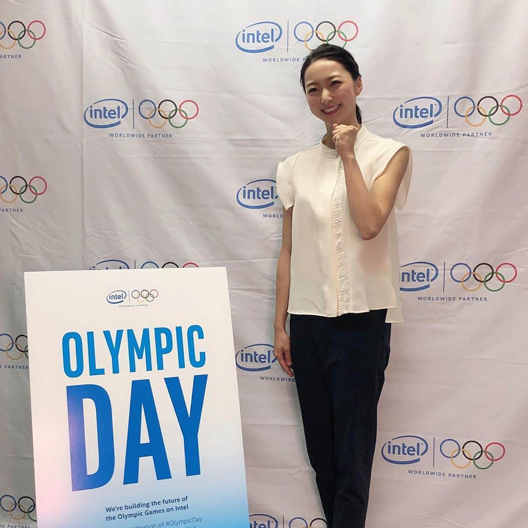 畠山愛理さんのインスタグラム写真 - (畠山愛理Instagram)「今日は、インテルさんのオリンピックデーに参加させて頂きました✨いよいよ来年に迫る東京2020大会！オリンピックパラリンピックは、たくさんの人の力と想いによって開催されるんだと、改めて実感する、そんなイベントでした＾＾みなさんありがとうございました☺️🍀 #OlympicDay #IntelPartner #インテル #オリンピックデー #intel」6月21日 22時46分 - airihatakeyama