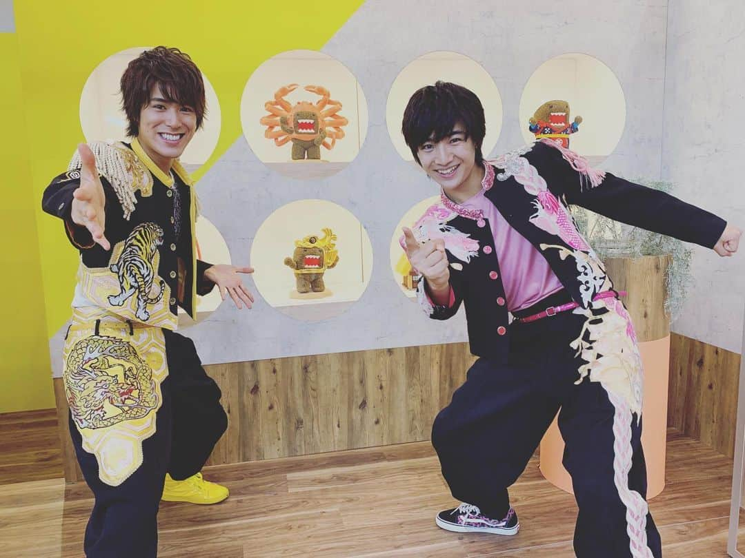 BOYS AND MENさんのインスタグラム写真 - (BOYS AND MENInstagram)「今日はNHK「さらさらサラダ」の生出演でした😊✨ 社食も美味しくいただきました☺️ #ボイメン #本田剛文 #平松賢人 #さらさらサラダ」6月21日 23時52分 - boysandmen_official