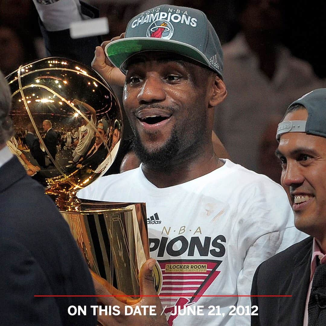 スポーツセンターさんのインスタグラム写真 - (スポーツセンターInstagram)「7 years ago, it was LeBron’s time.」6月22日 1時09分 - sportscenter