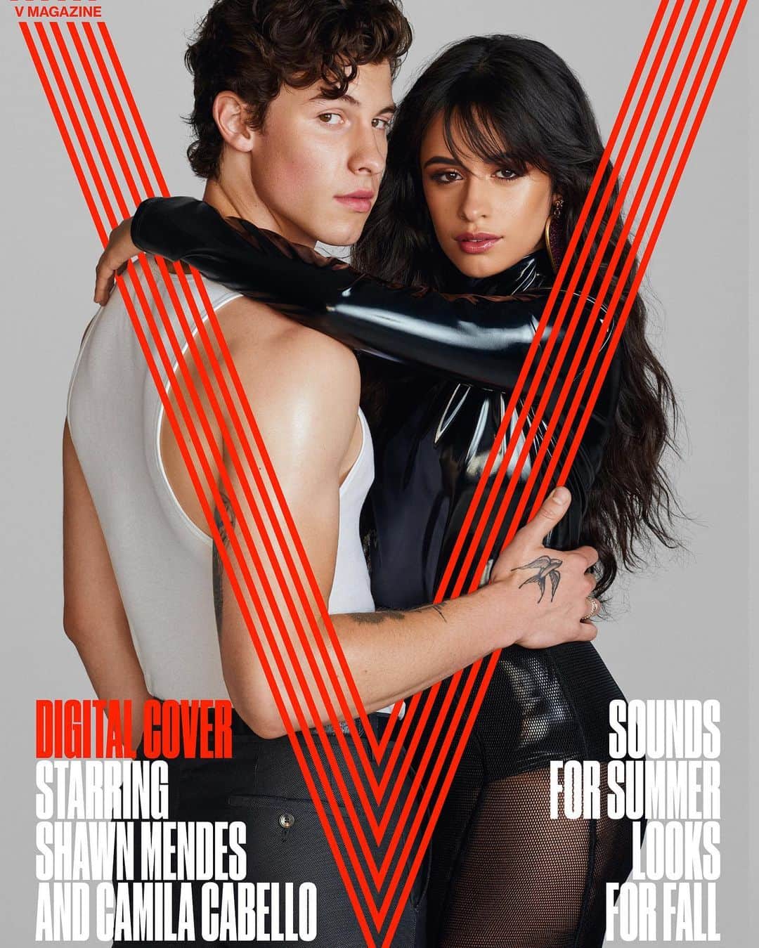 ジャスティン・キャンベルのインスタグラム：「I am incredibly proud to share my latest cover. It was a dream to shoot this with @shawnmendes and @camila_cabello. I cannot thank Stephen Gan and the entire @vmagazine team enough for believing in me. I am in awe of the talented creatives that contribute to each issue and it’s humbling to see my work alongside an anthology of covers that have all been shot by my idols. ❤️」