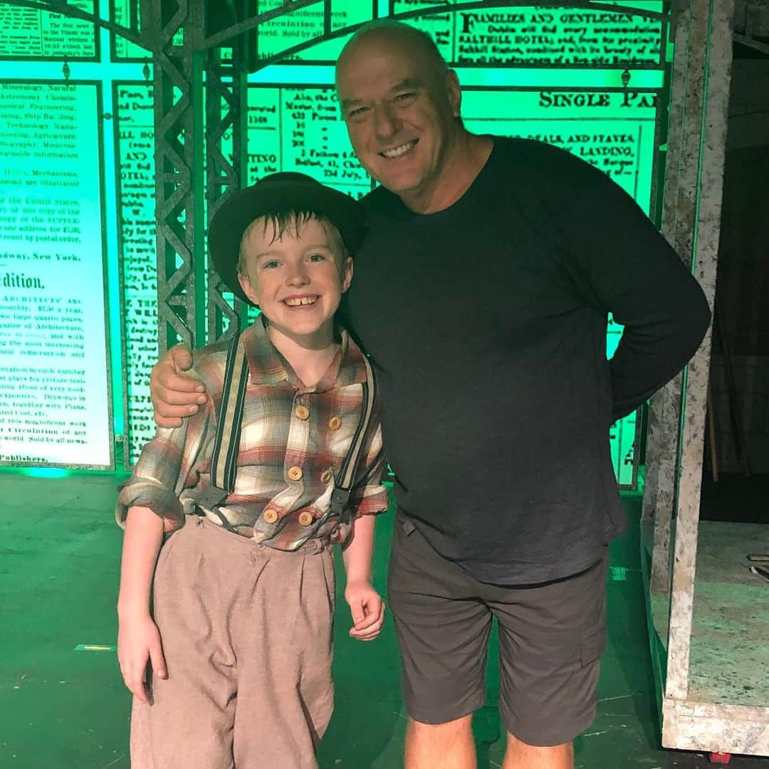 ディーン・ノリスさんのインスタグラム写真 - (ディーン・ノリスInstagram)「Shout out to my youngest boy Baby Dean in his professional stage debut in Newsies at @pechangacasino  Check it out if you’re in the area. Great performances all around. Also coming up in Northridge and Fresno.」6月22日 2時43分 - deanjnorris