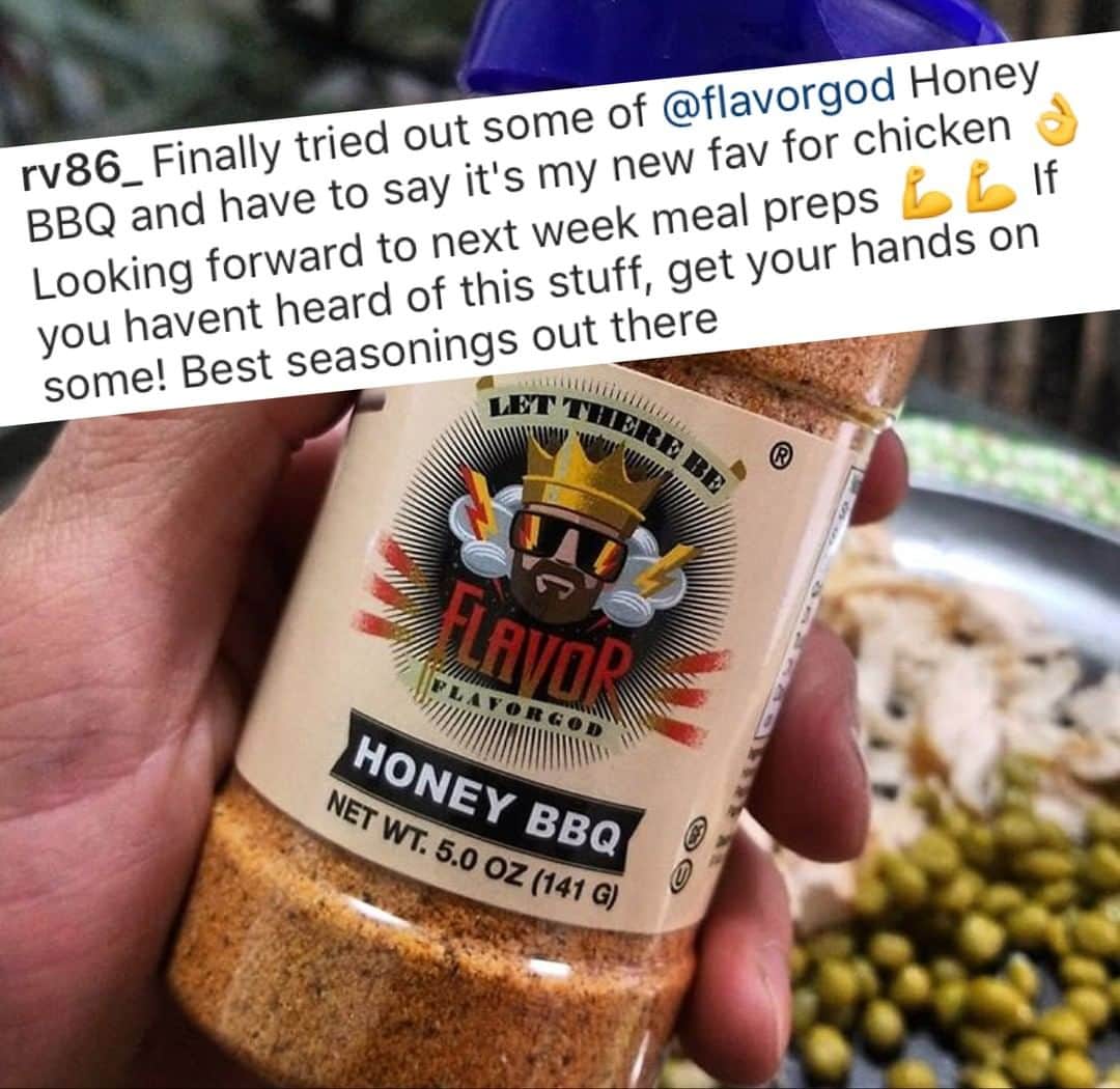 Flavorgod Seasoningsさんのインスタグラム写真 - (Flavorgod SeasoningsInstagram)「CUSTOMER REVIEW 😃👍🏻﻿ -﻿ Build Your Own Bundle Now!!﻿ Click the link in my bio @flavorgod ✅www.flavorgod.com﻿ -﻿ Review by @rv86_  Thank you so much!﻿ -﻿ FREE SHIPPING on ALL orders of $50.00+ in the US!﻿ -﻿ Flavor God Seasonings are:﻿ 💥 Zero Calories per Serving ﻿ 🙌 0 Sugar per Serving﻿ 🔥 KETO & PALEO﻿ 🌱 GLUTEN FREE & KOSHER﻿ ☀️ VEGAN-FRIENDLY ﻿ 🌊 Low salt﻿ ⚡️ NO MSG﻿ 🚫 NO SOY﻿ 🥛 DAIRY FREE *except Ranch ﻿ 🌿 All Natural & Made Fresh﻿ ⏰ Shelf life is 24 months﻿ -﻿ -﻿ #food #foodie #flavorgod #seasonings #glutenfree #mealprep  #keto #paleo #vegan #kosher #breakfast #lunch #dinner #yummy #delicious #foodporn ﻿」6月22日 3時01分 - flavorgod