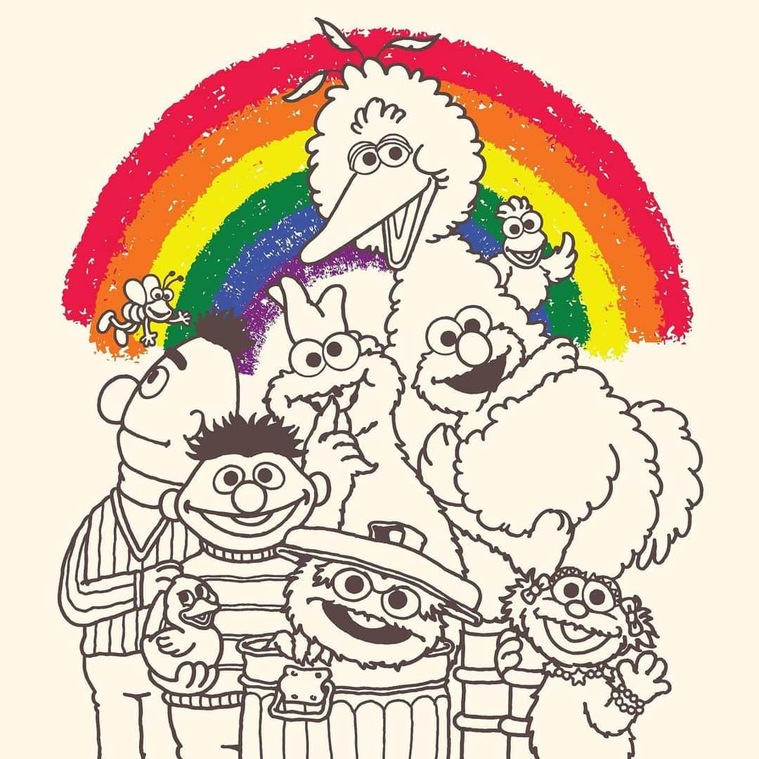 セサミストリートさんのインスタグラム写真 - (セサミストリートInstagram)「Love is kindness,  Love is happiness,  Love is respecting differences.  Happy Pride Month! 🌈 • • • #SesameStreet #June #Pride #PrideMonth #PridePost #Rainbow #CookieMonster #Elmo #BigBird」6月18日 6時04分 - sesamestreet