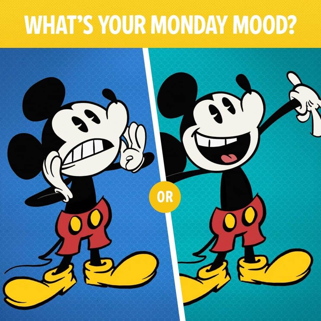 ミッキーマウスさんのインスタグラム写真 - (ミッキーマウスInstagram)「Are you feeling 😬 or 🙌 today? Tell us in emojis!」6月17日 23時00分 - mickeymouse