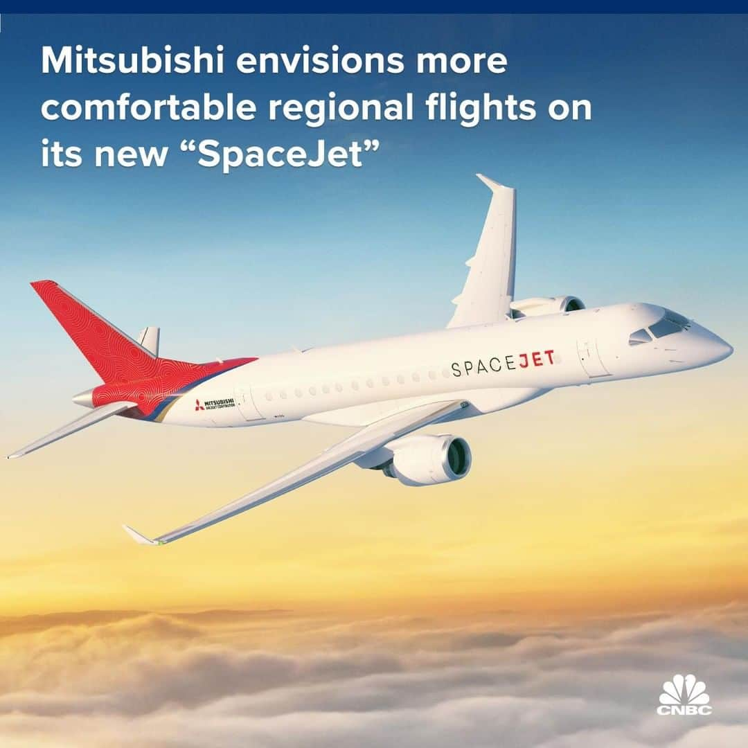 CNBCさんのインスタグラム写真 - (CNBCInstagram)「Mitsubishi Aircraft is getting close to flying the first airliners made in Japan in over half a century. ﻿ ﻿ The Japanese aircraft manufacturer is trying to improve cramped regional flights by offering two "SpaceJet" planes. Mitsubishi is conducting test flights with the U.S. Federal Aviation Administration in a bid to take on larger rivals. ﻿ ﻿ These planes have:﻿ • Large overhead bins ﻿ • Spacious seats﻿ • Bigger cabins﻿ ﻿ To read more, visit the link in bio.﻿ *﻿ *﻿ *﻿ *﻿ *﻿ *﻿ *﻿ *﻿ #mitsubishi #mitsubishiaircraft #japan #airlines #airplanes #aircraft #transportation #travel #business #businessnews #cnbc」6月17日 23時00分 - cnbc