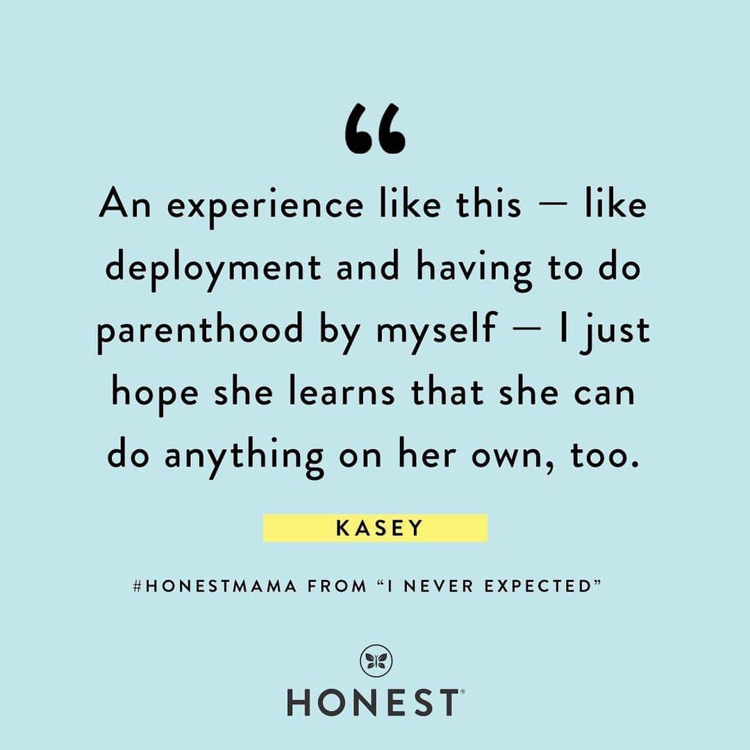 The Honest Companyさんのインスタグラム写真 - (The Honest CompanyInstagram)「Kasey, from our #INeverExpected series, is our #MomCrushMonday. She shares her pregnancy journey as a military wife and the struggle of her husband’s first deployment as they wait for the arrival of their little girl. Link in bio to follow her story. 💕」6月18日 1時01分 - honest