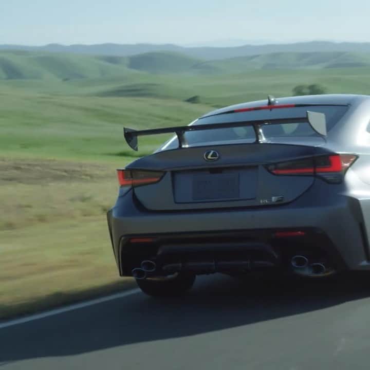 のインスタグラム：「More power is better. So is more video. 😎 Click the link in our bio for @DonutMedia’s full #LexusRCF Track Edition review.」