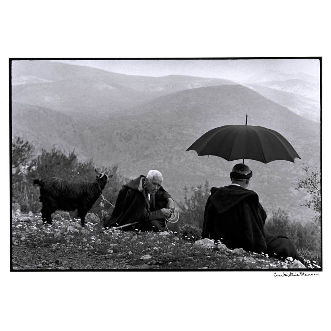 Magnum Photosさんのインスタグラム写真 - (Magnum PhotosInstagram)「"These were people without electricity, there was an innocence to them, a beauty about them. They had their olive trees, their goats, they were, to me, the salt of the earth." - Constantine Manos . Born to Greek immigrant parents in the American South, Magnum photographer Constantine Manos captured village life in Greece in his seminal book, 'A Greek Portfolio'. . We speak to Manos about the evolution of his practice, in a new interview on Magnum. Link in bio. . PHOTO: Shepherds with goat. "A Greek Portfolio". Crete. Greece. 1964. . © #ConstantineManos/#MagnumPhotos」6月18日 2時01分 - magnumphotos