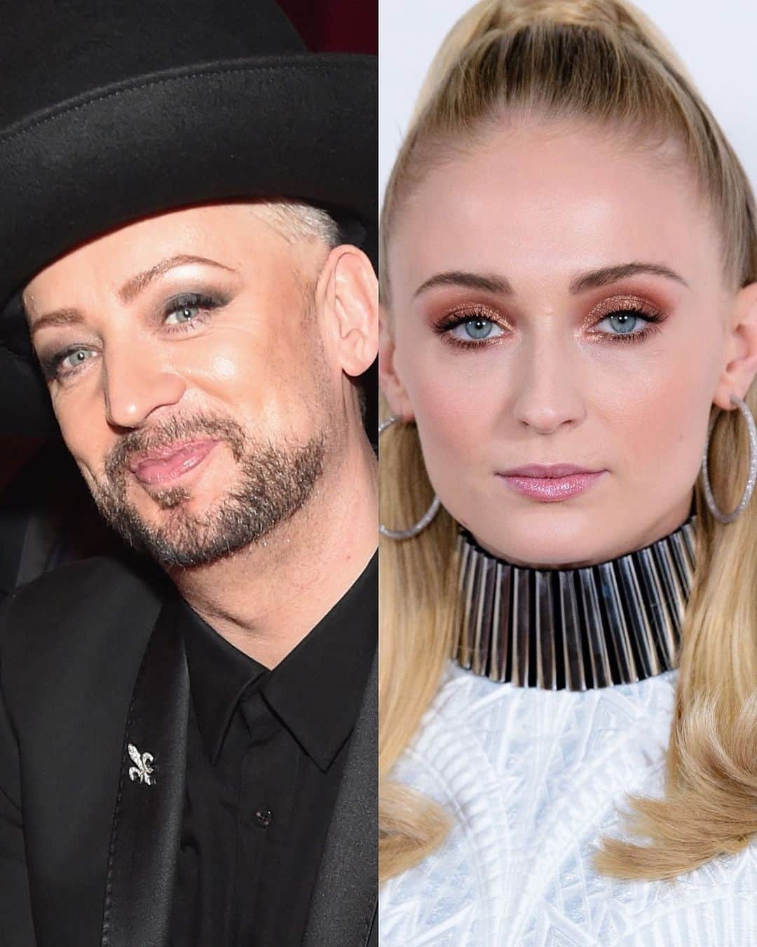 Just Jaredさんのインスタグラム写真 - (Just JaredInstagram)「@boygeorgeofficial wants @sophiet to play him in the biopic about his life, and Sophie just responded directly to him! Tap this pic in the link in bio to see what she said about the possibility of playing Boy George.  #SophieTurner #BoyGeorge Photo: Getty」6月18日 2時17分 - justjared