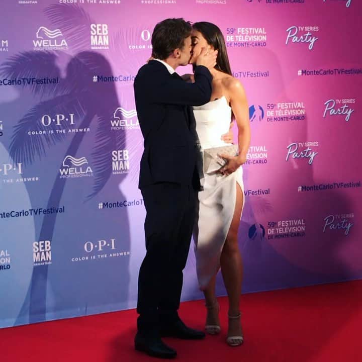 リンジー・モーガンのインスタグラム：「Tender is the Night ✨💋 . . . @festivaltvmonte_carlo with my love @shaun_sipos  #montecarlotvfestival」