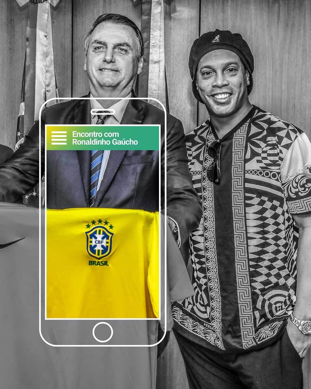 ジルマ・ルセフさんのインスタグラム写真 - (ジルマ・ルセフInstagram)「O presidente @jairmessiasbolsonaro encontrou-se com o ex-camisa 10 da Seleção Brasileira @ronaldinho na manhã de hoje. Eles almoçaram juntos no Palácio do Planalto. #brasilia #palaciodoplanalto #ronaldinho」6月18日 4時18分 - presidenciadobrasil