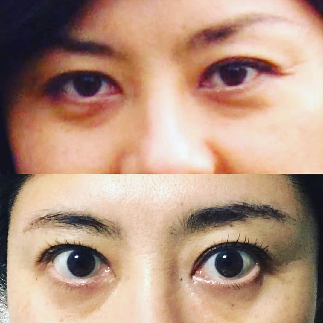 間々田佳子のインスタグラム：「ホントに自分でびっくりする… 世の中に顔ヨガを広めなければと 使命を感じる… 目を開くコツを！  目は毎日コツコツと鍛えるべし  #間々田佳子 #顔ヨガ #目を大きく  #表情筋研究家  #表情筋トレーニング #コアフェイストレーニング #顔の筋トレ先生」