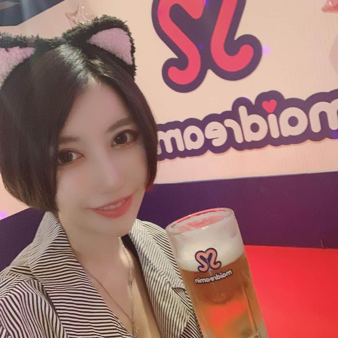 のインスタグラム：「めいどりーみん❤️髪めちゃくちゃ切ったよ💈」