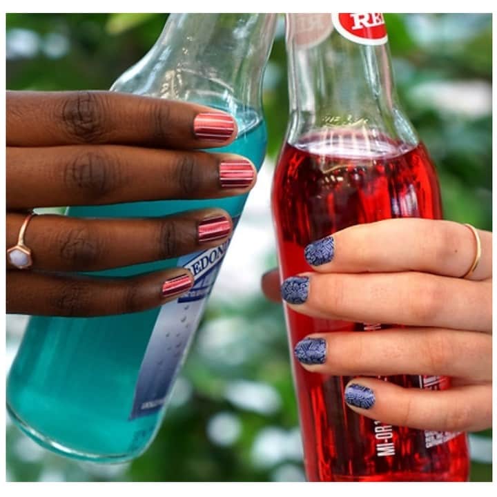 Jamberryのインスタグラム：「🇺🇸 Blue Truth 🇺🇸 . . These are from our Patriotic Collection! . . Who’s got their July 4th wraps ready to go?! It’s not too late to order yours 🇺🇸💯🇺🇸 . . #patriotic #jamberry #jamberry2019 #jamberryaddict #jamberrybluetruth #jamberrynailwraps #nailart #nailfie #nailwraps #july4 #lovewhatido #selfcare #sisterhood」