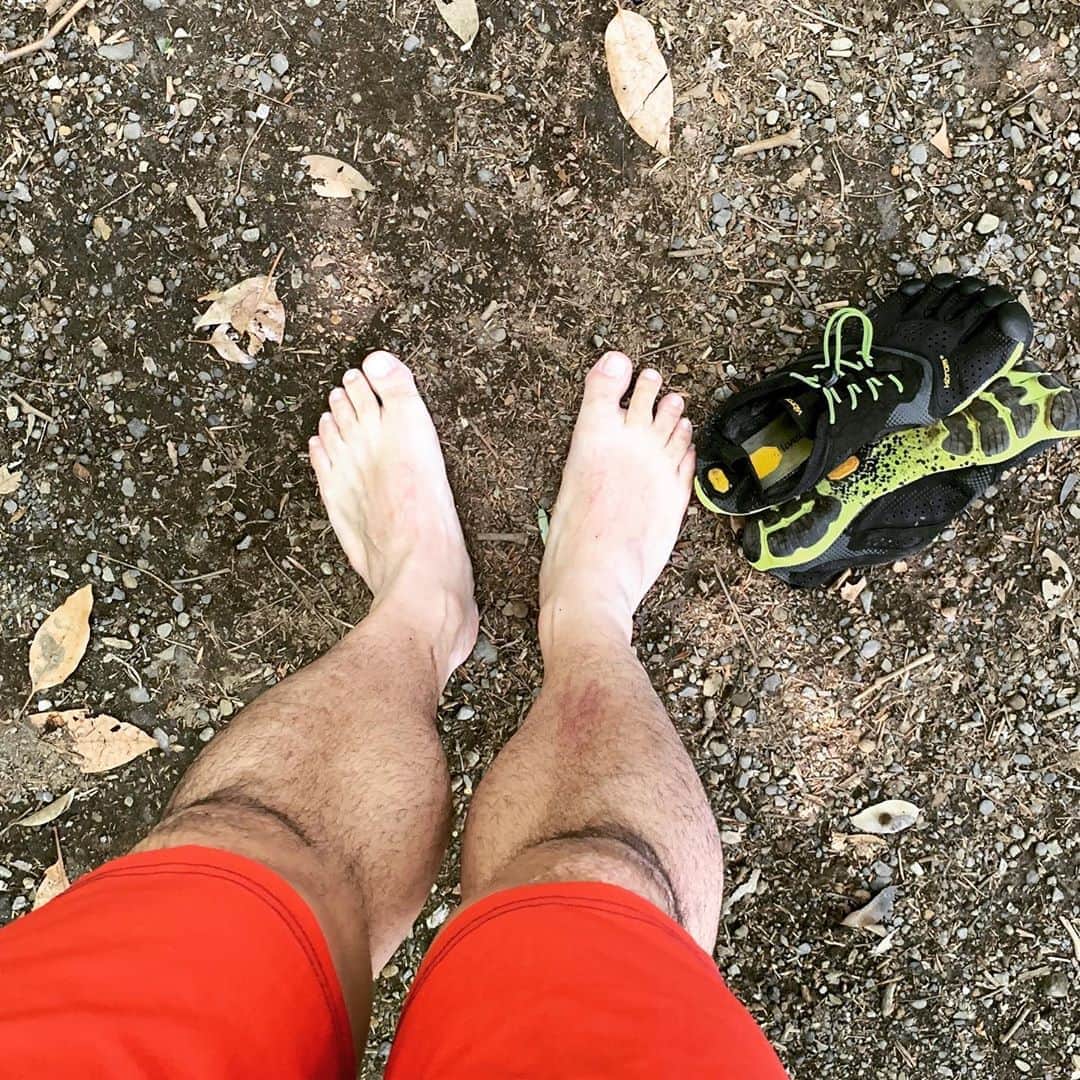 松尾諭のインスタグラム：「裸足ラン #barrfootrunning」