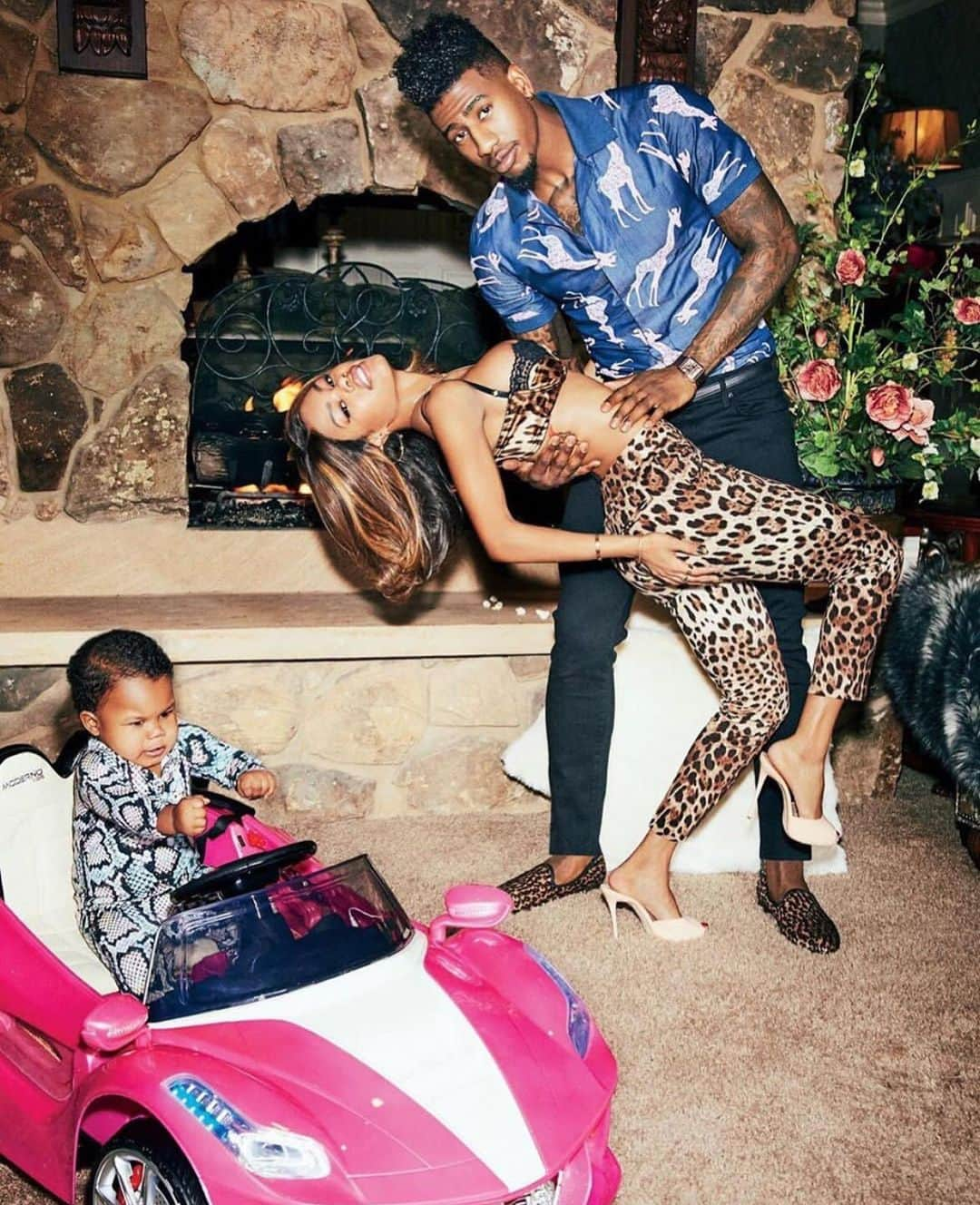 エレン・ヴォン・アンワースさんのインスタグラム写真 - (エレン・ヴォン・アンワースInstagram)「Happy belated Father’s Day! @imanshumpert @teyanataylor and daughter @gq styling @madelineweeks」6月18日 10時28分 - ellenvonunwerth