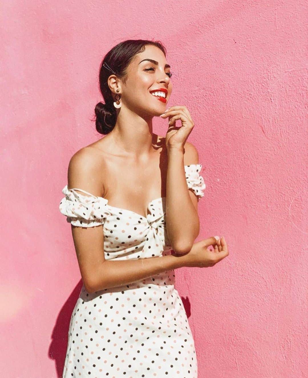 Wet Sealさんのインスタグラム写真 - (Wet SealInstagram)「Pink + polka dots = a classic combo! @valgongora (ps! This dress is on S A L E!) 😍」6月18日 10時39分 - wetseal