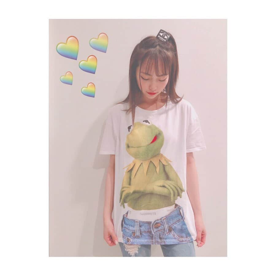 前川琳菜（りなち）さんのインスタグラム写真 - (前川琳菜（りなち）Instagram)「✩‧₊˚ . . #りなちcode 🐸👗👠💕 . tops / @zara bottoms / ？ sneaker / @filausa . .  #코디 #코디스타그램 #스타일링 #패션 #패션스타그램 #옷스타그램 #데일리록 #데일리룩코디 #멋스타그램 #오오티디 #아웃핏 #japangirl #girl #fashion #outfit #coordinate #style #code #instafashion #look #fashion #コーデ #コーディネート #ファッション #シンプルコーデ #カーミット #zara #fila」6月18日 12時00分 - rina__maekawa