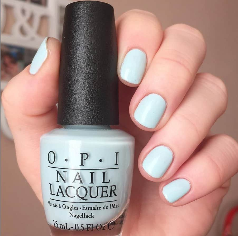 OPIさんのインスタグラム写真 - (OPIInstagram)「The only type of Monday blues we want are on our nails! Thanks for sharing @toni_laky we're #OPIObsessed with your #ItsABoy mani! ﻿⠀ ﻿⠀ #BlueNails #nailpolish #Blue #blues #BlueNailPolish #babyblue」6月18日 12時10分 - opi