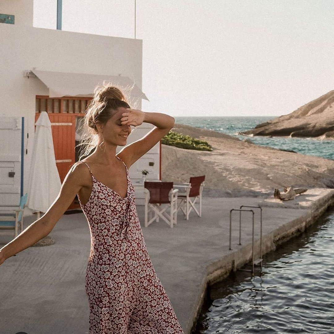 ブルーライフのインスタグラム：「just in: the mila tie jumpsuit by @augustethelabel 🌸」