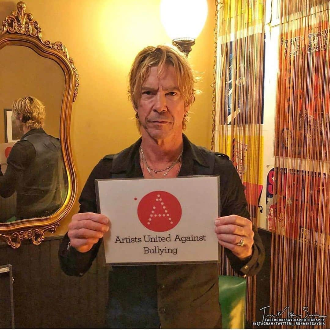 ダフ・マッケイガンさんのインスタグラム写真 - (ダフ・マッケイガンInstagram)「@artistsunitedagainstbullying」6月18日 13時25分 - duffmckagan