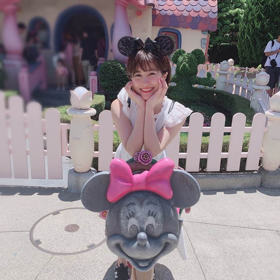 長谷川怜華さんのインスタグラム写真 - (長谷川怜華Instagram)「.. .. ディズニーランド🐭🏰♡ 晴天過ぎるくらい お天気良くて最高🧡☀️💛 #ディズニーランド #東京ディズニーランド #disney .. ..」6月18日 13時19分 - hasegawa_reika