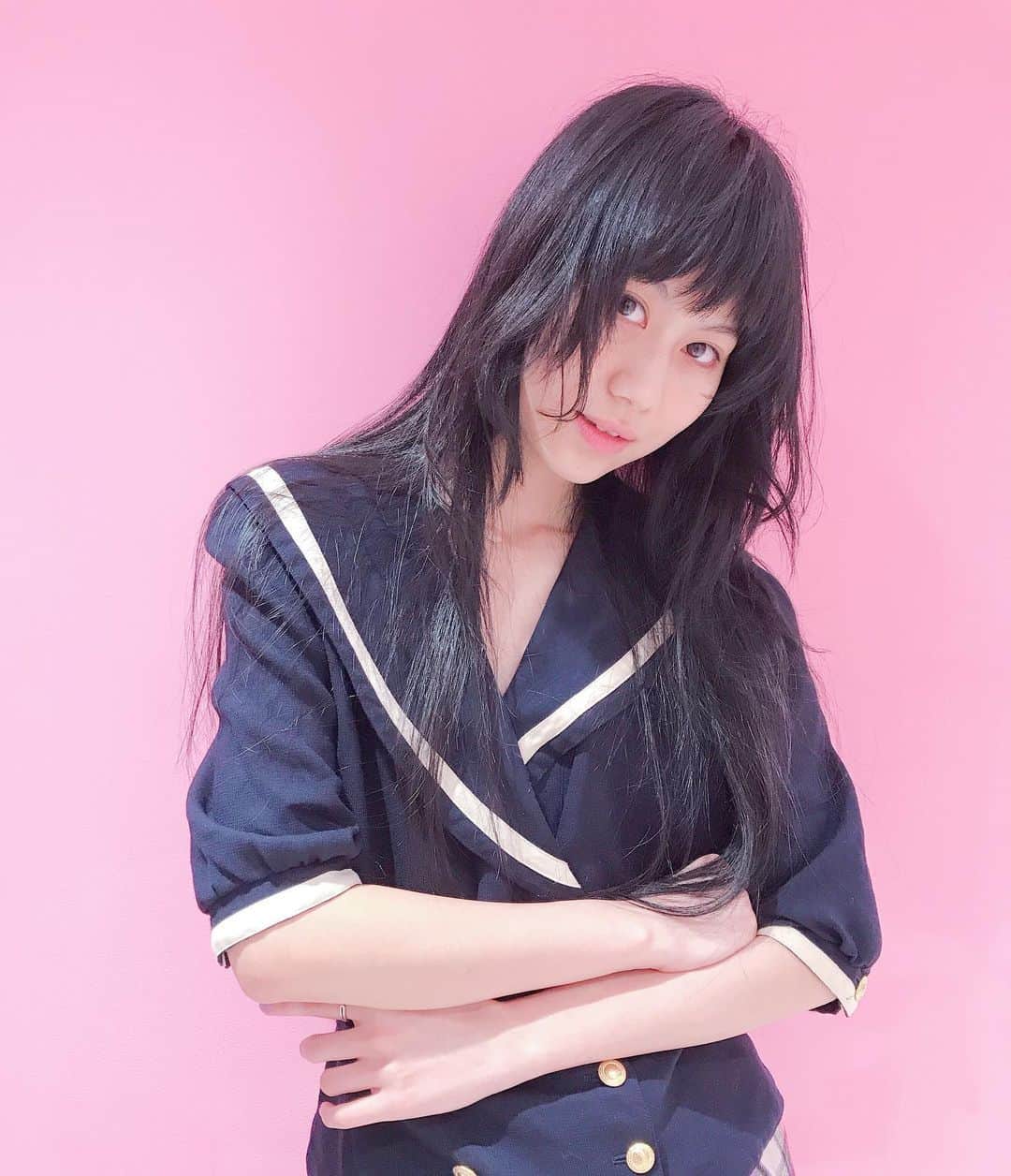 Sachiさんのインスタグラム写真 - (SachiInstagram)「New New New @momokokawakita  ざくざくmessy long hairになったょ🥑 . . #shima#hair#girl#japanesegirl #girlspower #shima_sachi」6月18日 14時44分 - sattyyyyy