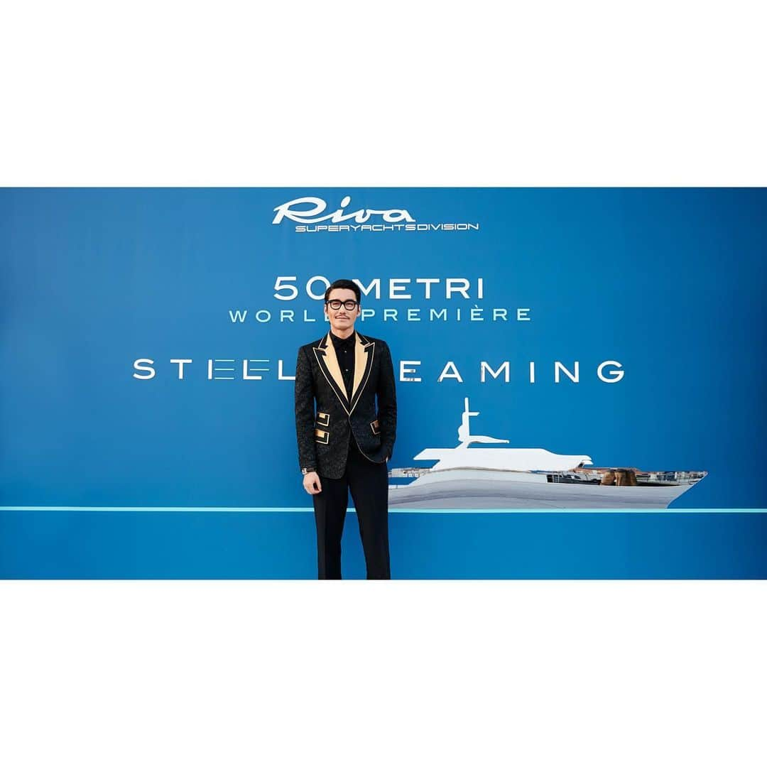 フー・ビンさんのインスタグラム写真 - (フー・ビンInstagram)「What an epic and remarkable night it is to witness the unveiling of the Riva 50 MT at the Arsenale in Venice! Truly impeccable in every aspect, all I could say is “perfect”. @ferrettigroup @rivayacht  #hubing #lifestyle #ferretigroup #rivayachts #riva50mt #magnificent #luxurylifestyle #후빙#胡兵 #フービン #胡兵时尚观点 #胡兵全球Go  #fashiontrip #fashion #fashionicon #fashionindustry #gentlemen #chinesegentlemen #actor #chineseactor #chinesemodel #asianactor #style #styleman #menswear #mensstyle」6月19日 0時56分 - hubing