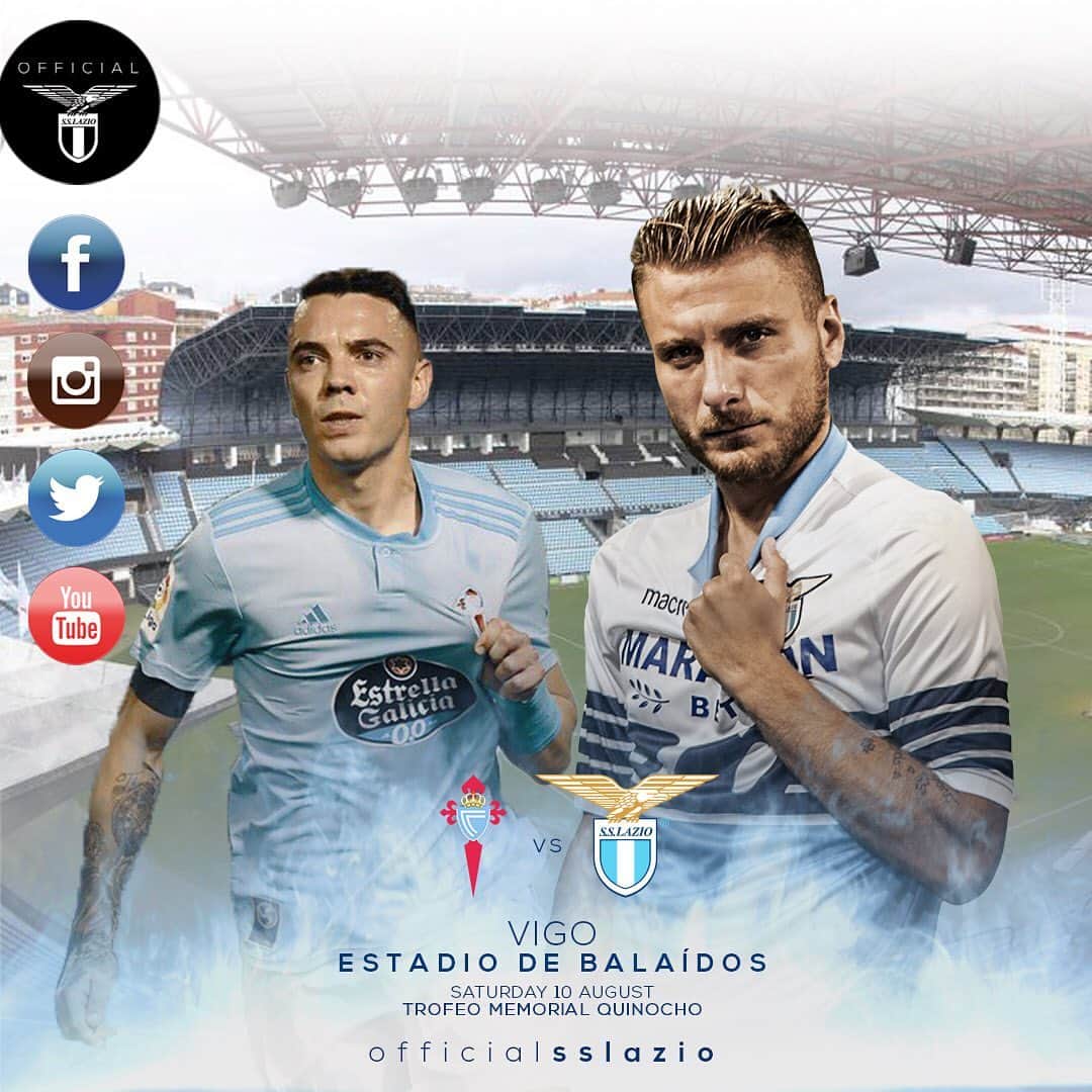 SSラツィオさんのインスタグラム写真 - (SSラツィオInstagram)「📅 Another pre-season date for your diaries: we will travel to face @rccelta on August 10!  #CMonEagles 🦅」6月19日 2時03分 - official_sslazio