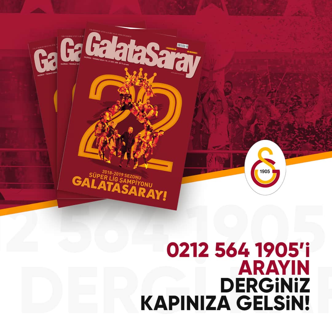 ガラタサライSKさんのインスタグラム写真 - (ガラタサライSKInstagram)「Galatasaray Dergisi’nin 189. sayısı raflardaki yerini aldı. Galatasaray Dergisi’ne 0212 564 1905 numaralı telefonu arayarak abone olabilirsiniz.⁣ ⁣⁣ ⁣Detaylar 👉 galatasaray.org」6月18日 20時20分 - galatasaray