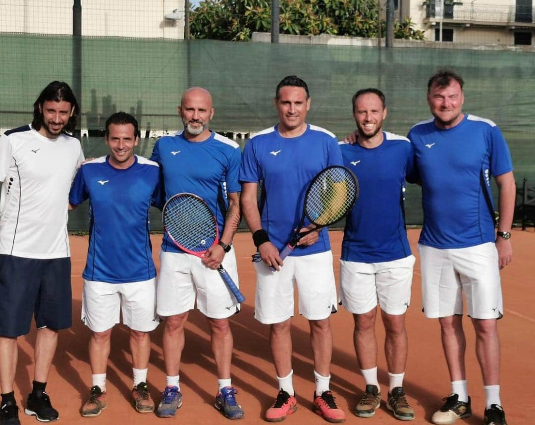 クリスティアン・ザッカルドのインスタグラム：「Bordighera Tennis Challenge 2019 🎾 @gls.agency #tennis #legends #players」