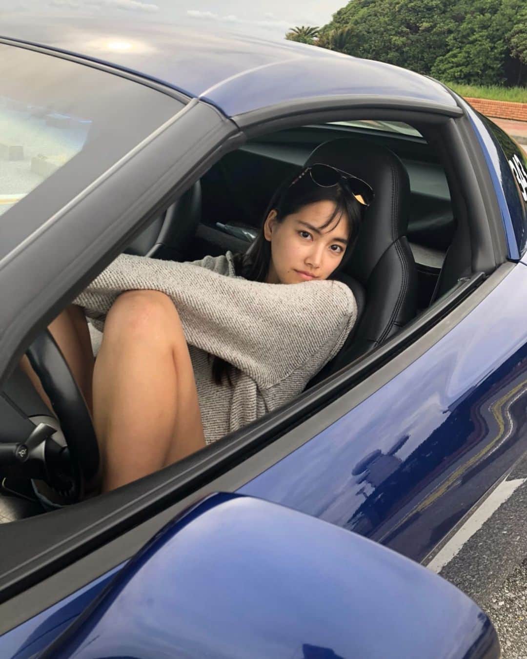 のインスタグラム：「#べち子とドライブ💙」