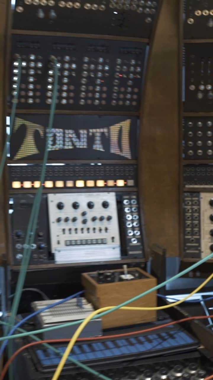 Red Bull Music Academyのインスタグラム：「At RBMA Bass Camp Calgary, we got to know the largest modular synth in the world.」